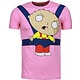 Baby Stewie - T-shirt - Roze