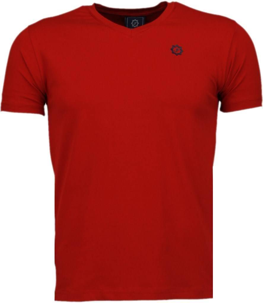 Local Fanatic Basic Exclusieve T Shirt Rood local fanatic kopen in de aanbieding