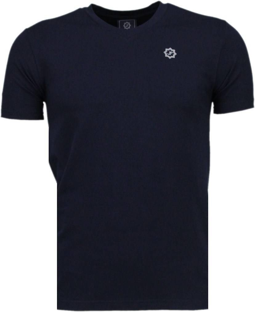 Local Fanatic Basic Exclusieve T Shirt Donker Blauw local fanatic kopen in de aanbieding