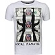 AK-47 Dollar - Rhinestone T-shirt - Wit