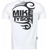 Local Fanatic Mike Tyson Tribal - T-shirt - Wit