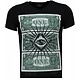 One Dollar Eye - T-shirt - Zwart