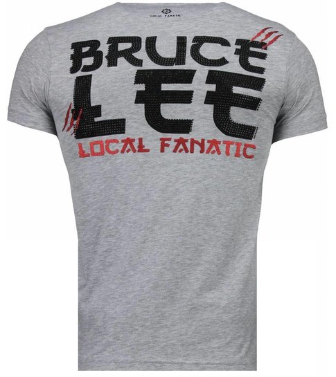 Local Fanatic Bruce Lee Hunter - T-shirt - Grijs