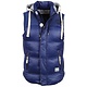 Bodywarmer Blauw met capuchon