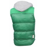 ENOS Bodywarmer Groen met capuchon