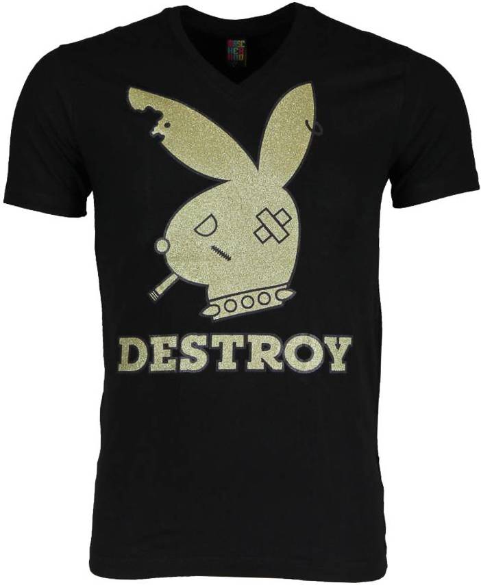 Mascherano T Shirt Destroy Zwart mascherano kopen in de aanbieding Mascherano T Shirt Destroy Zwart mascherano kopen in de aanbieding