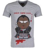 Local Fanatic T-shirt - Blade Fearless Vampire Killer - Grijs