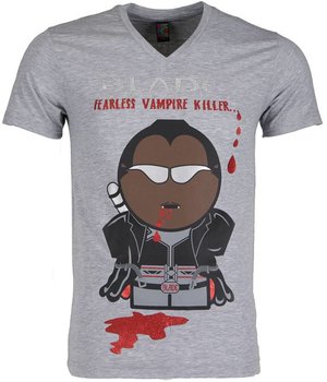 Local Fanatic T-shirt - Blade Fearless Vampire Killer - Grijs