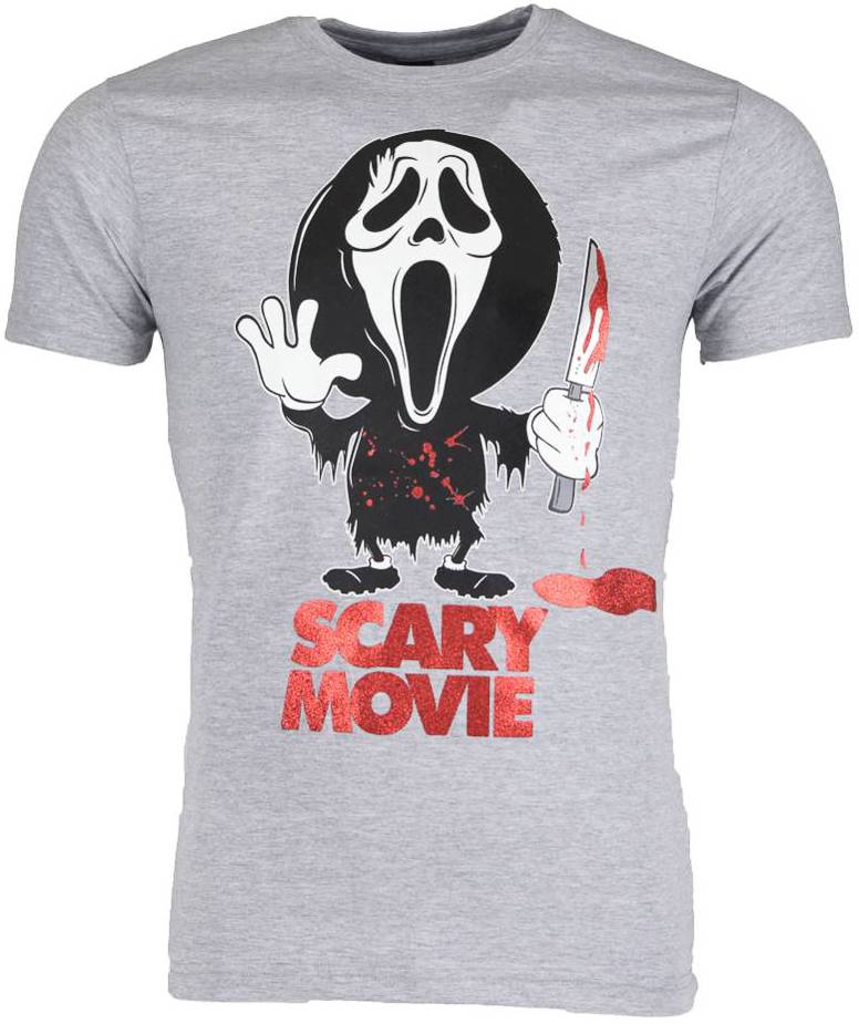 Mascherano T Shirt Scary Movie Grijs mascherano kopen in de aanbieding