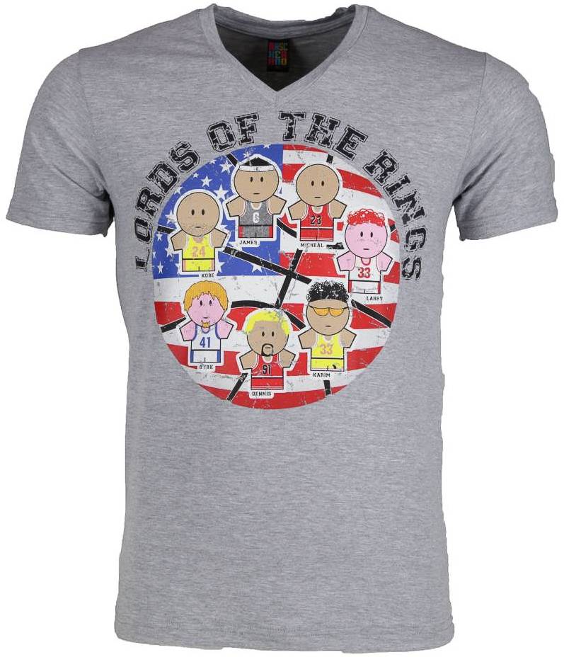 Mascherano T Shirt Lord Of The Rings Grijs mascherano kopen in de aanbieding