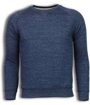 Enos Basic Fit Crewneck - Sweater - Navy