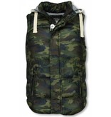 ENOS Bodywarmer Heren - Camouflage Vest Capuchon