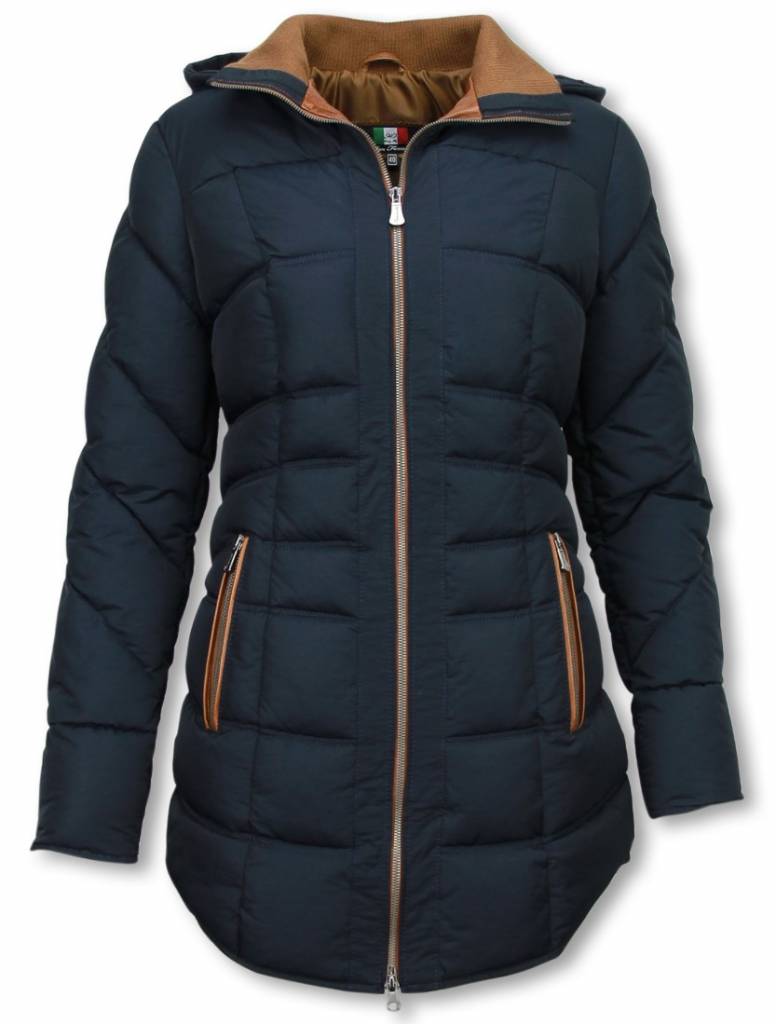 Bovenstaande Snazzy Kostuum Italiaanse Dames Jassen met Bontkraag | Parka Vrouwen winterjas | - Style  Italy