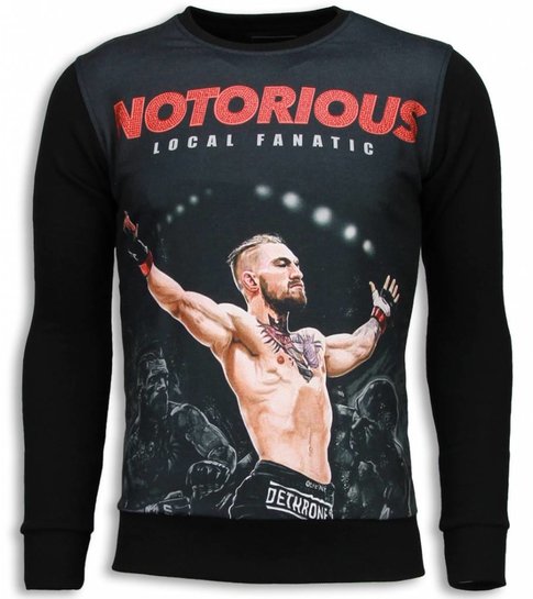 Local Fanatic Notorious - Sweater - Zwart