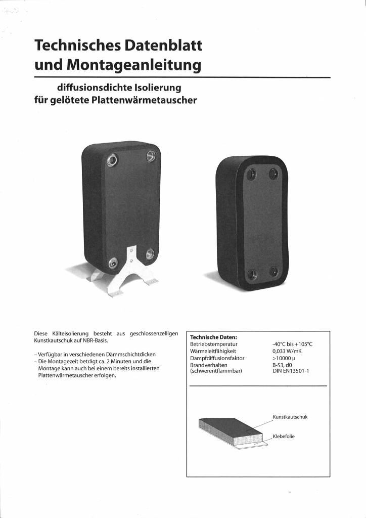 NBR - Isolierung 20mm für ZC / ZD 6 / 61