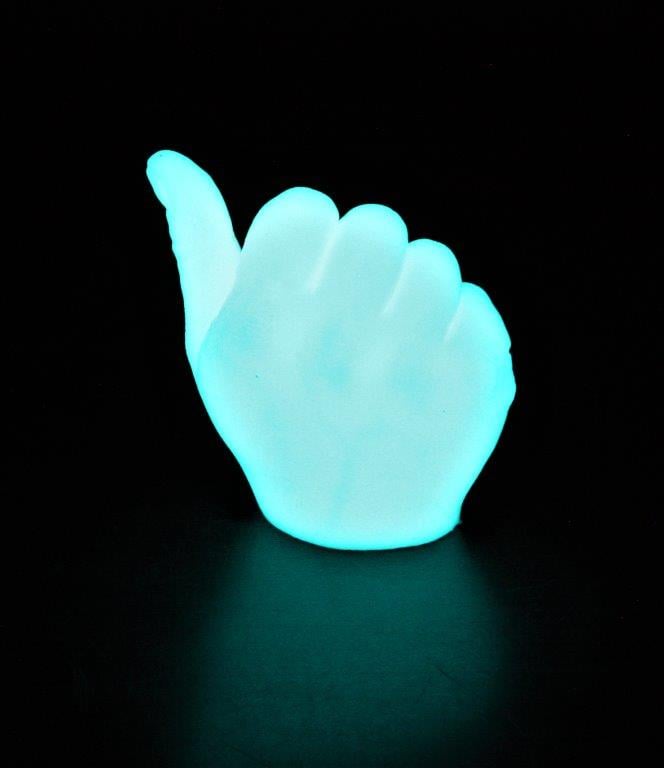 Glow in the dark thumbs up