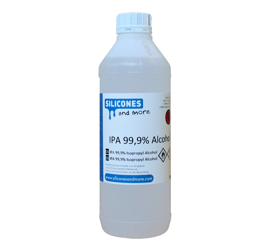 Alcohol isopropylique - Isopropanol - IPA - Isopropyle - 99,9% Zuiver -  2x1000ml - 2