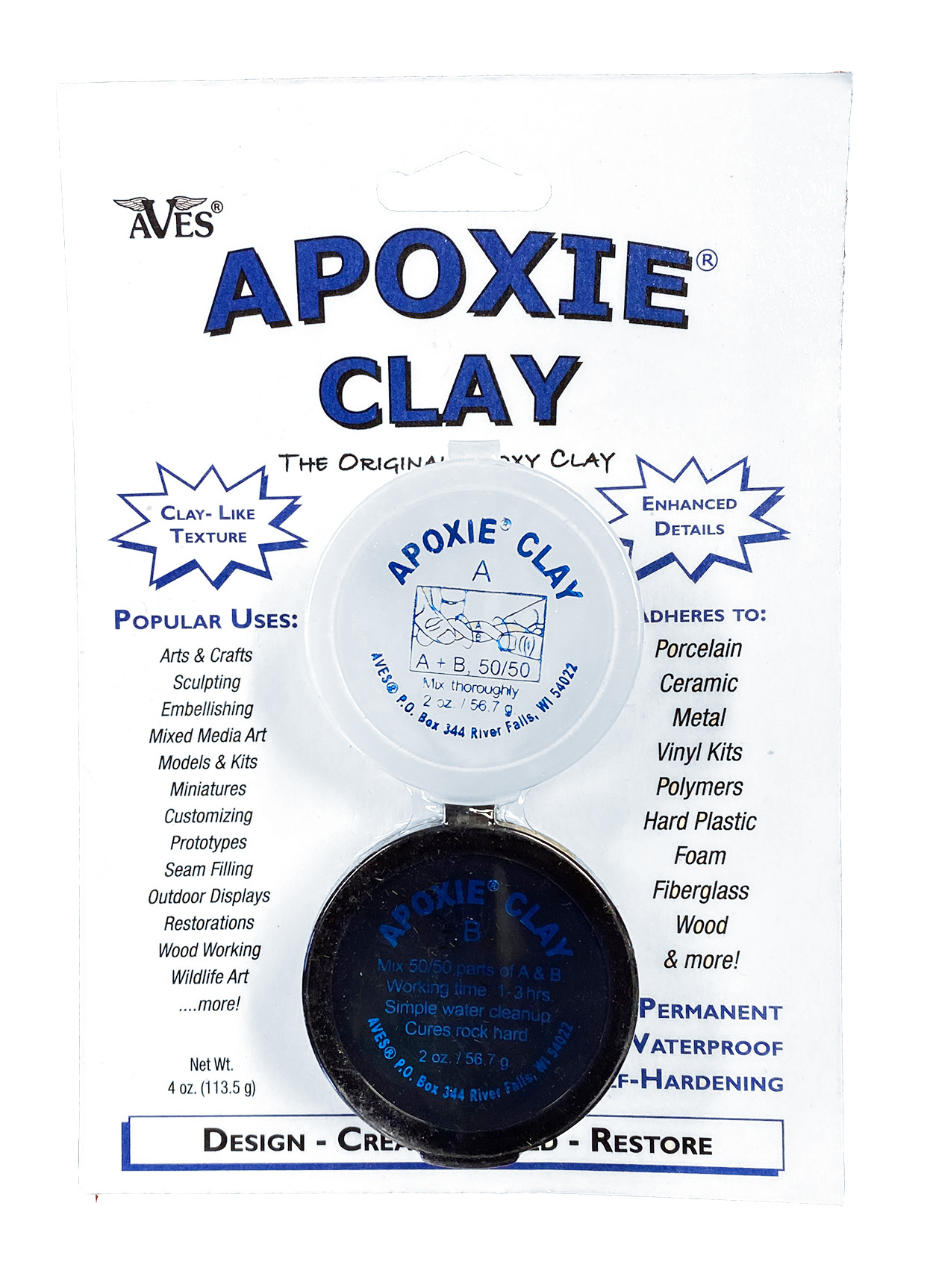 Aves Apoxie Air Dry Modeling Clay for Professionals - Self Hardening  Modeling Clay, Waterproof Sculpting Clay Made for Detail, No Cracking  Modeling