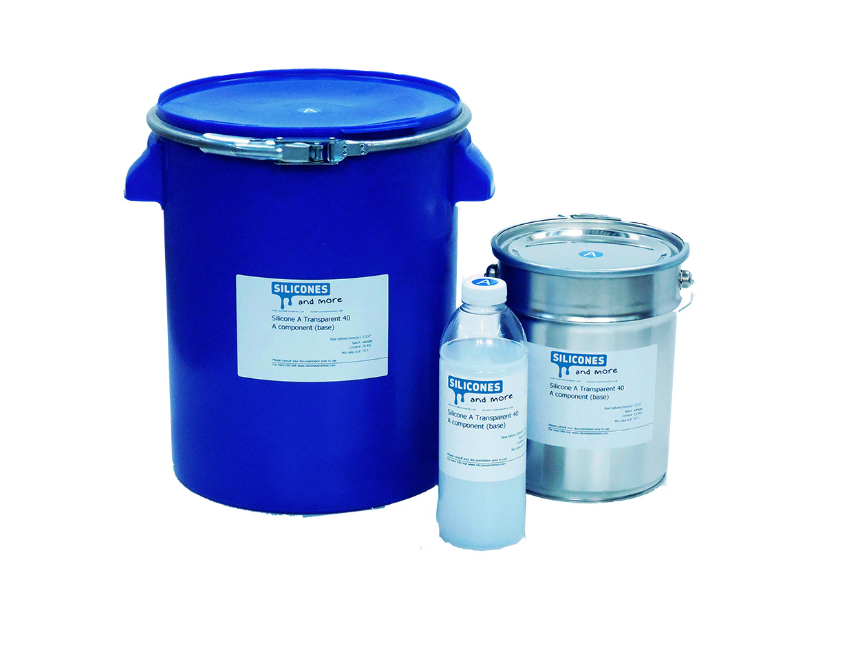 Elastosil Vario 40 + Cat. F Vario / Siliconen Additie Transparant 40