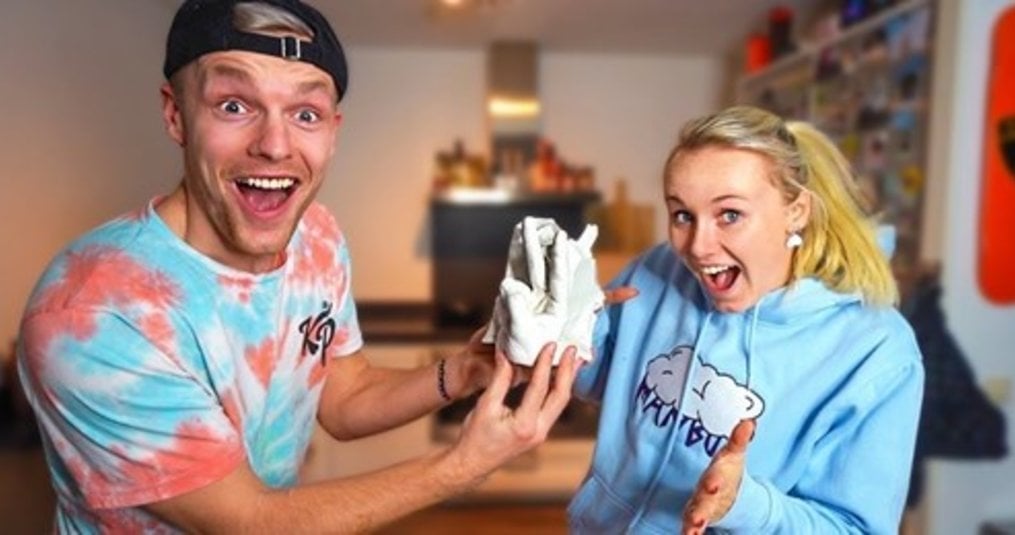 Zien hoe enthousiast #EnzoKnol over de SAM Bodycasting kit is?