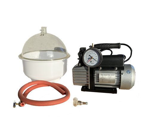 Eurovacuum Vacuümpomp  EVD-VE115SV, inclusief vacuümkamer 9 liter