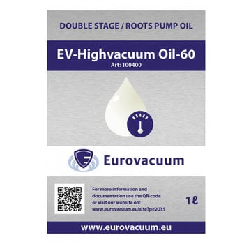 Eurovacuum Oil for Vacuum Pump - EV-Highvacuum Oil-60