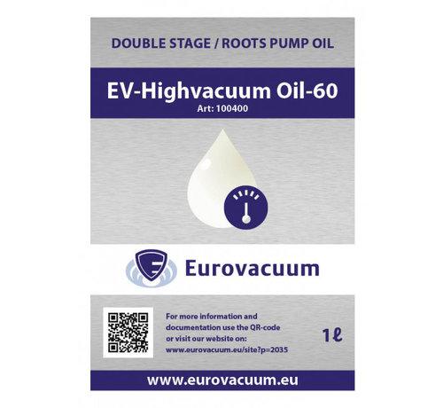 Eurovacuum Oil for Vacuum Pump - EV-Highvacuum Oil-60