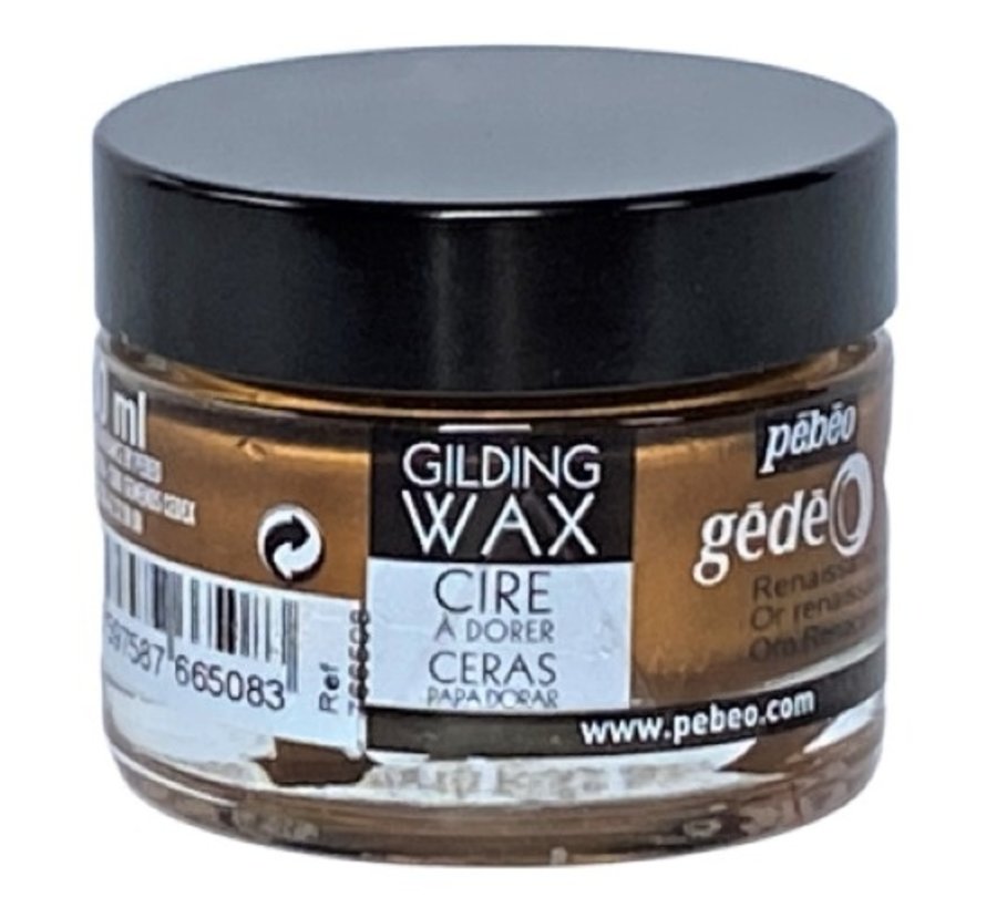 Pebeo Gedeo Gilding Wax - Platinum, 30 ml