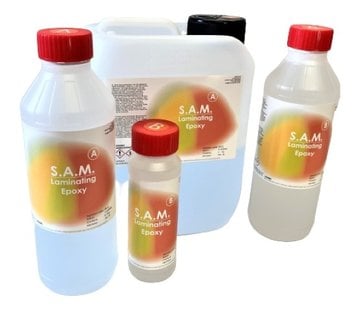 S.A.M. Laminating Epoxy Resin,   0.1 to 2 cm thick lamination