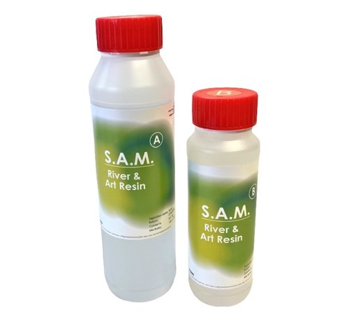 S.A.M. River & Art Epoxy Resin,  1 to 10 cm pouring thickness