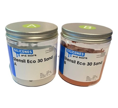 Silconic Stensil ECO 30 Sand, kneedbare siliconen Shore A 30