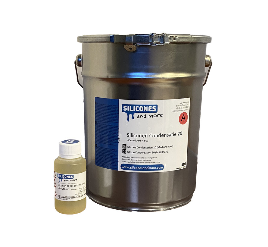 Silicone Condensation 20 (Medium Hard) with Condensation B 5