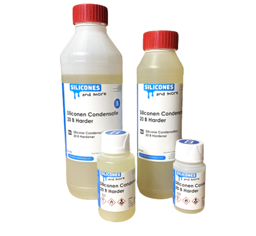 Silicone Condensation 20 (Medium Hard) with universal 2% hardener B2