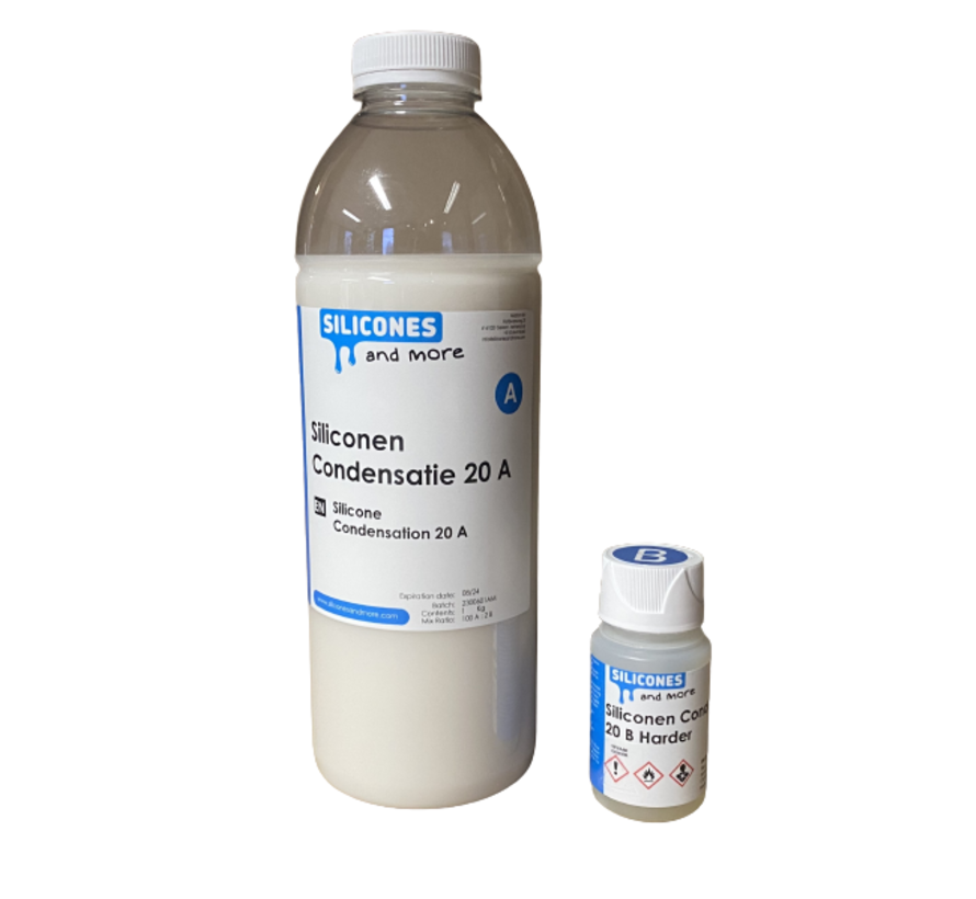 Silicone Condensation 20 (Medium Hard) with Condensation B 5