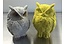 8 A two-piece casting mold of an owl