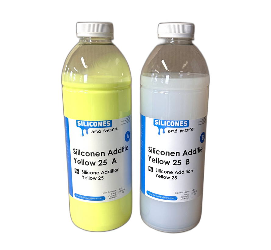 Siliconen Additie Yellow 25 Set (Gemiddeld hard)