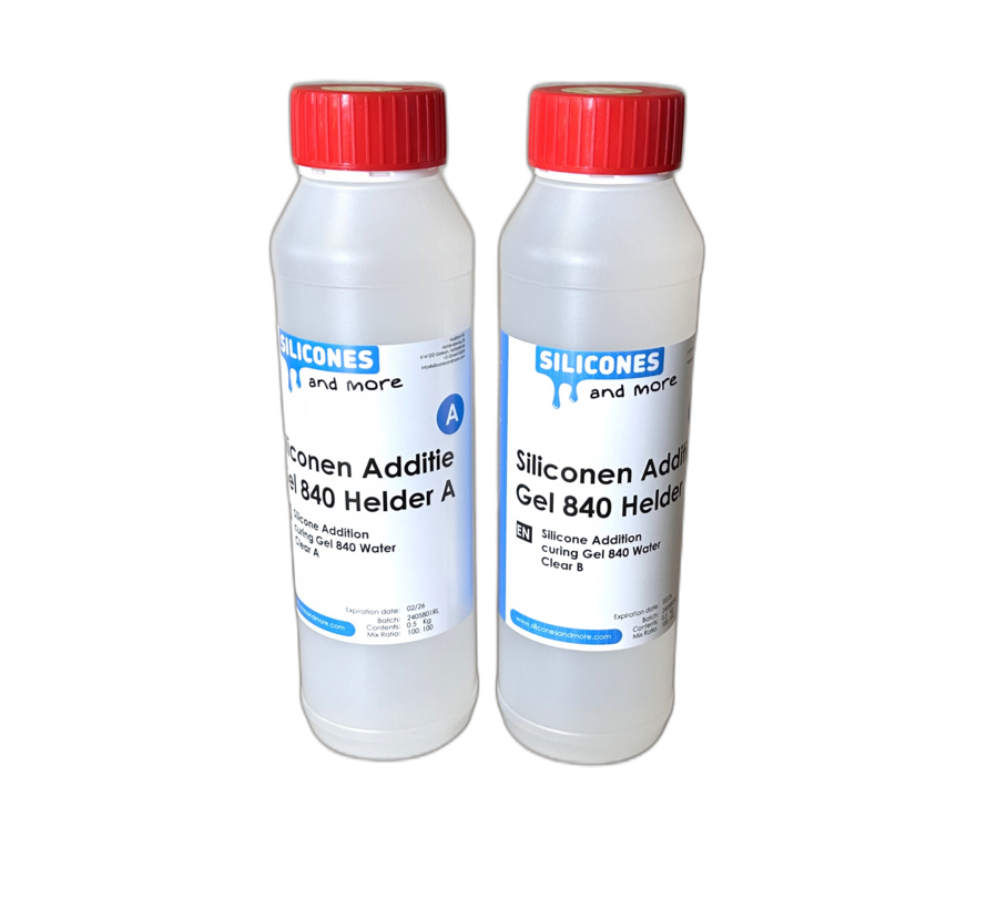 Silicone Addition curing Gel 840 Water Clear