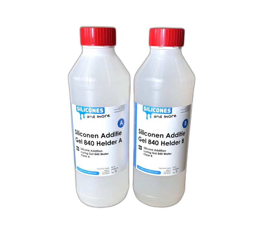 Silicone Addition curing Gel 840 Water Clear