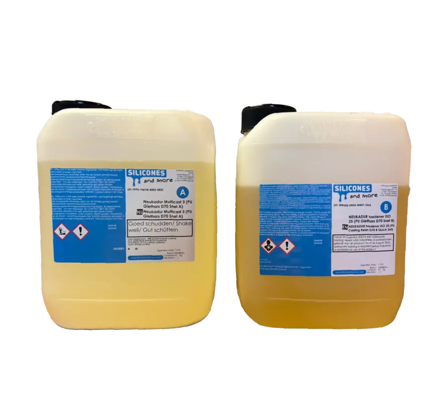 Polyurethane Casting Resin D70 Fast (NEUKADUR MultiCast 3 with ISO 25)