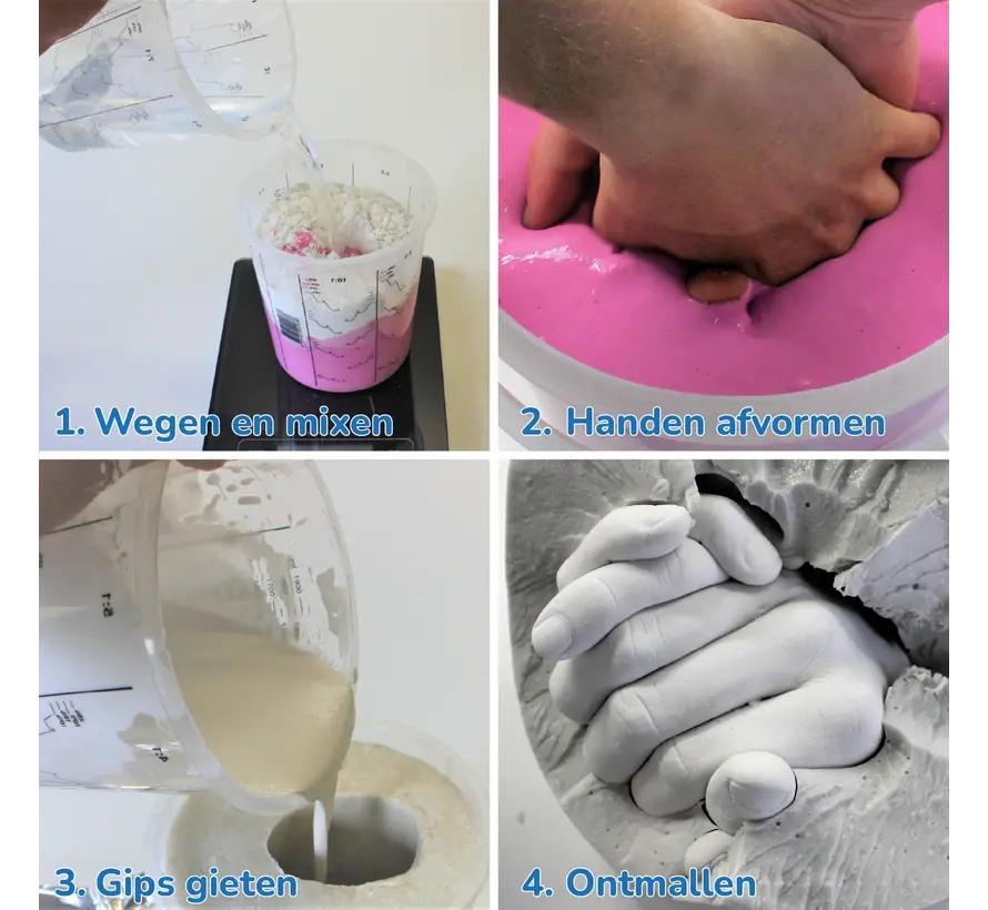 Plaster Hands Casting Set (SAM Bodycasting Set)