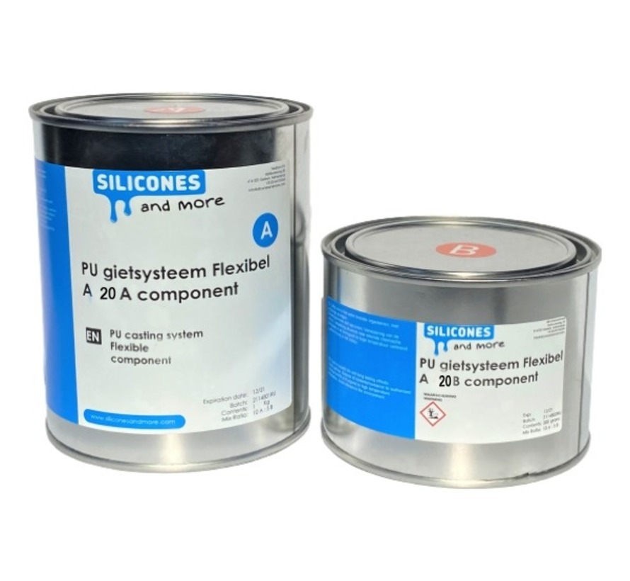 Polurea 20 A / Polyurethane Casting System Flexible A20