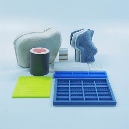 Making molds with silicone, alginate and many other producs