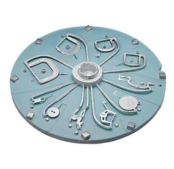 HTV silicone Disk Blue