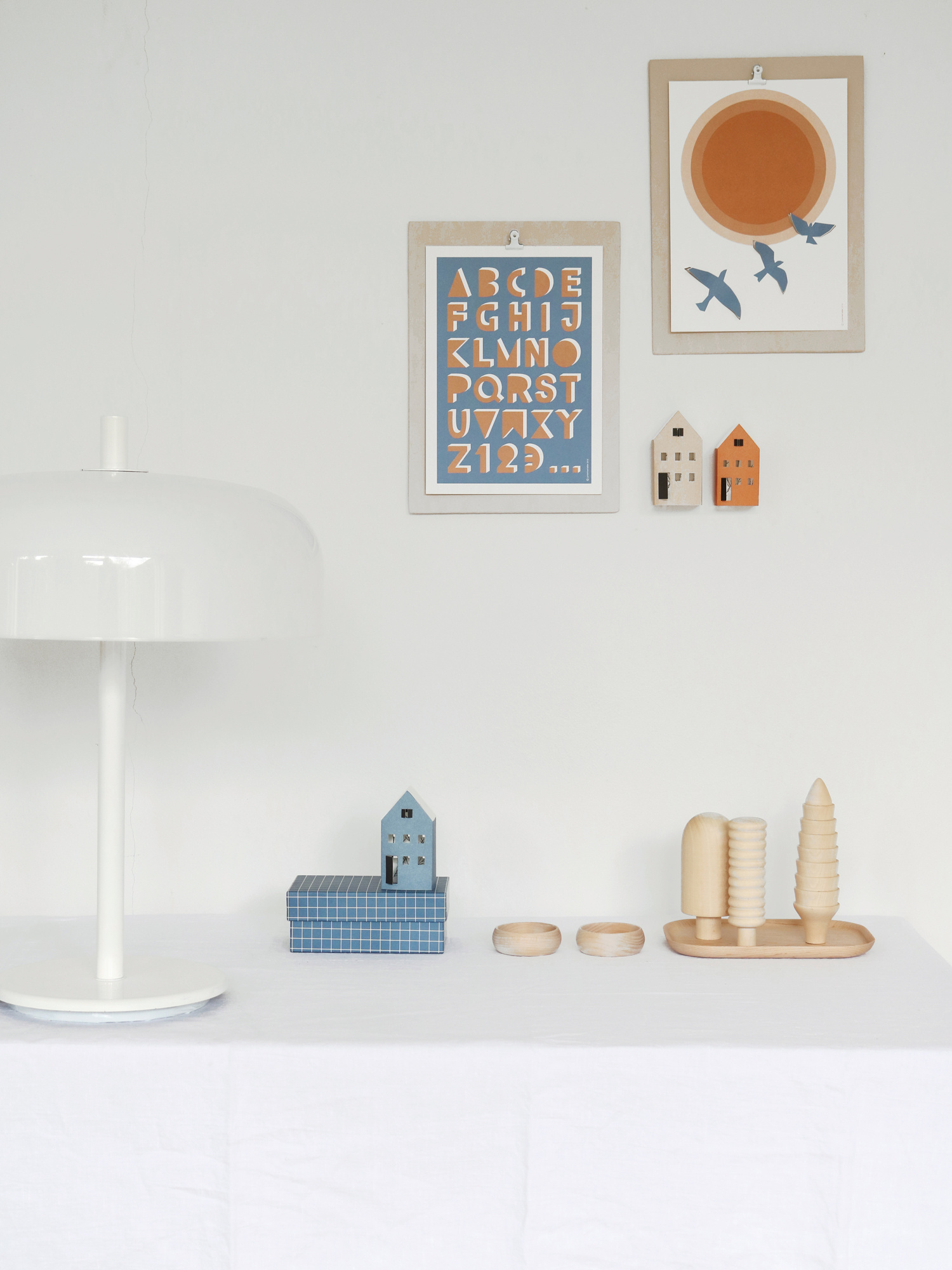 ABC poster | A4 alfabetposter met reliëfletters op dik papier