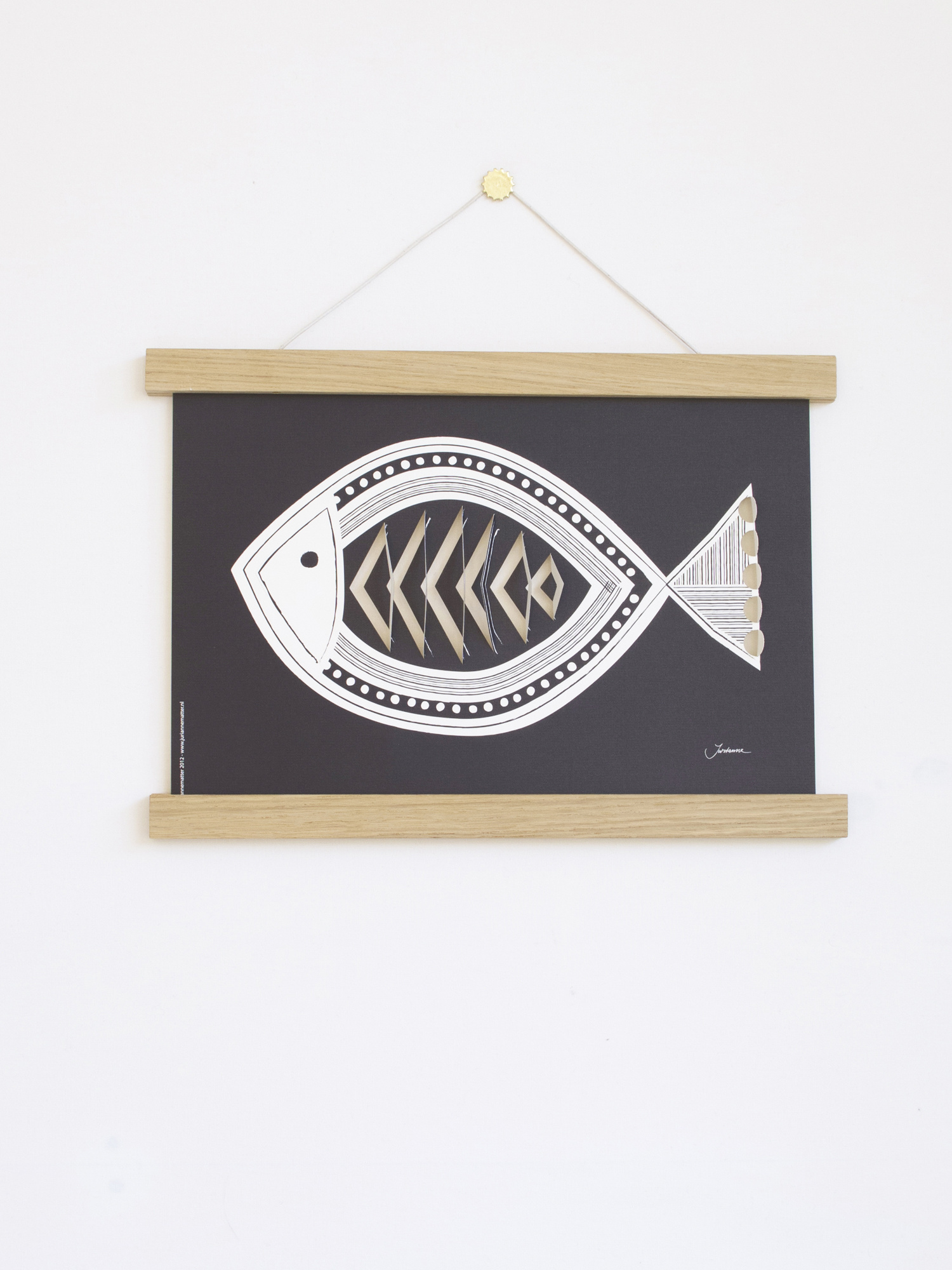 pop-up poster fish
