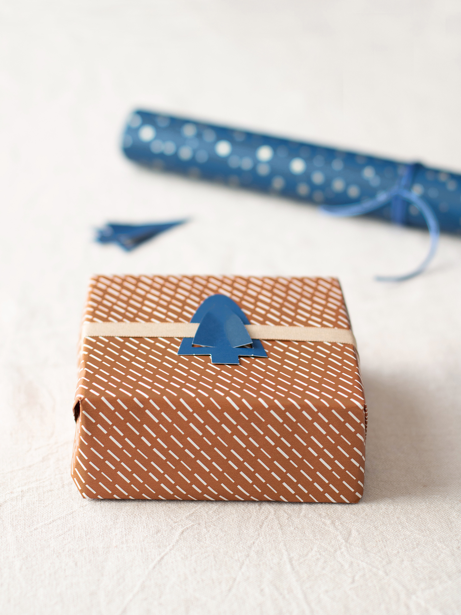 boom cadeau labels - lila-blauw