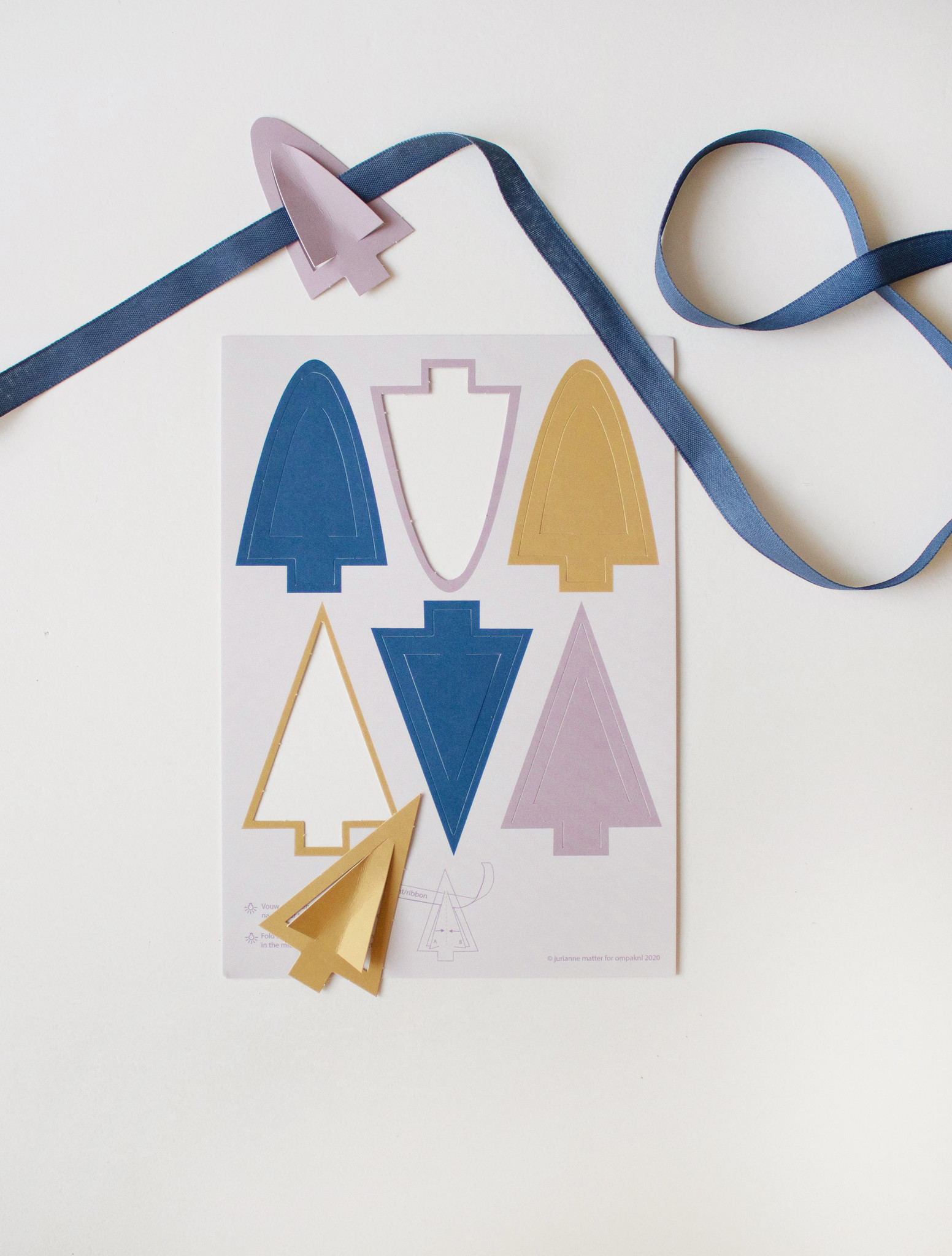 boom cadeau labels - lila-blauw