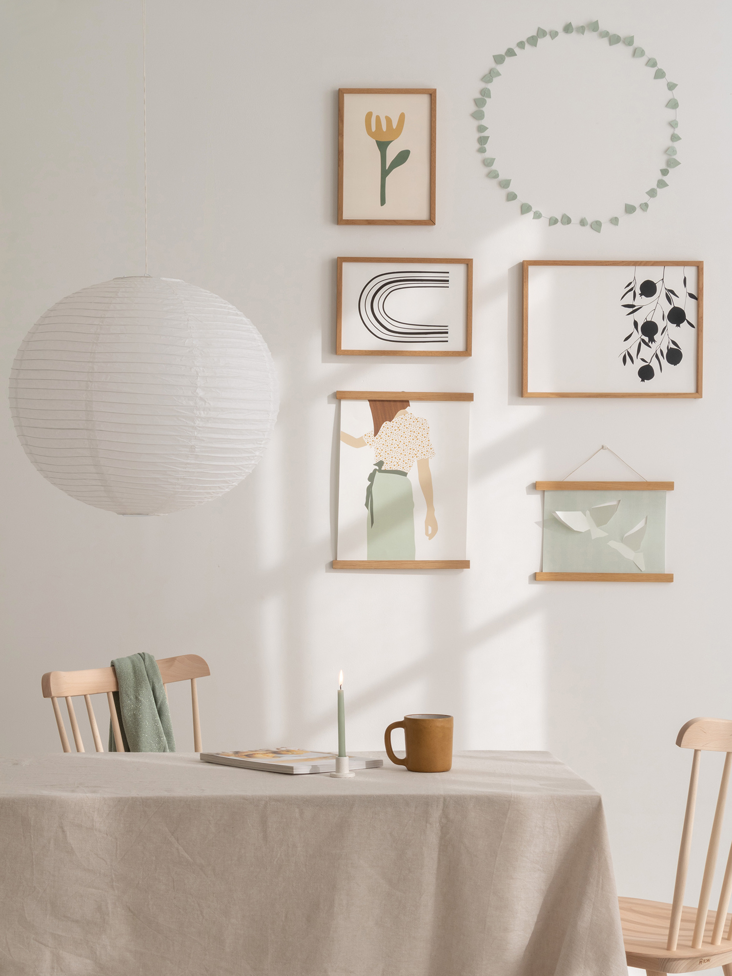 Twig leaves – sage green