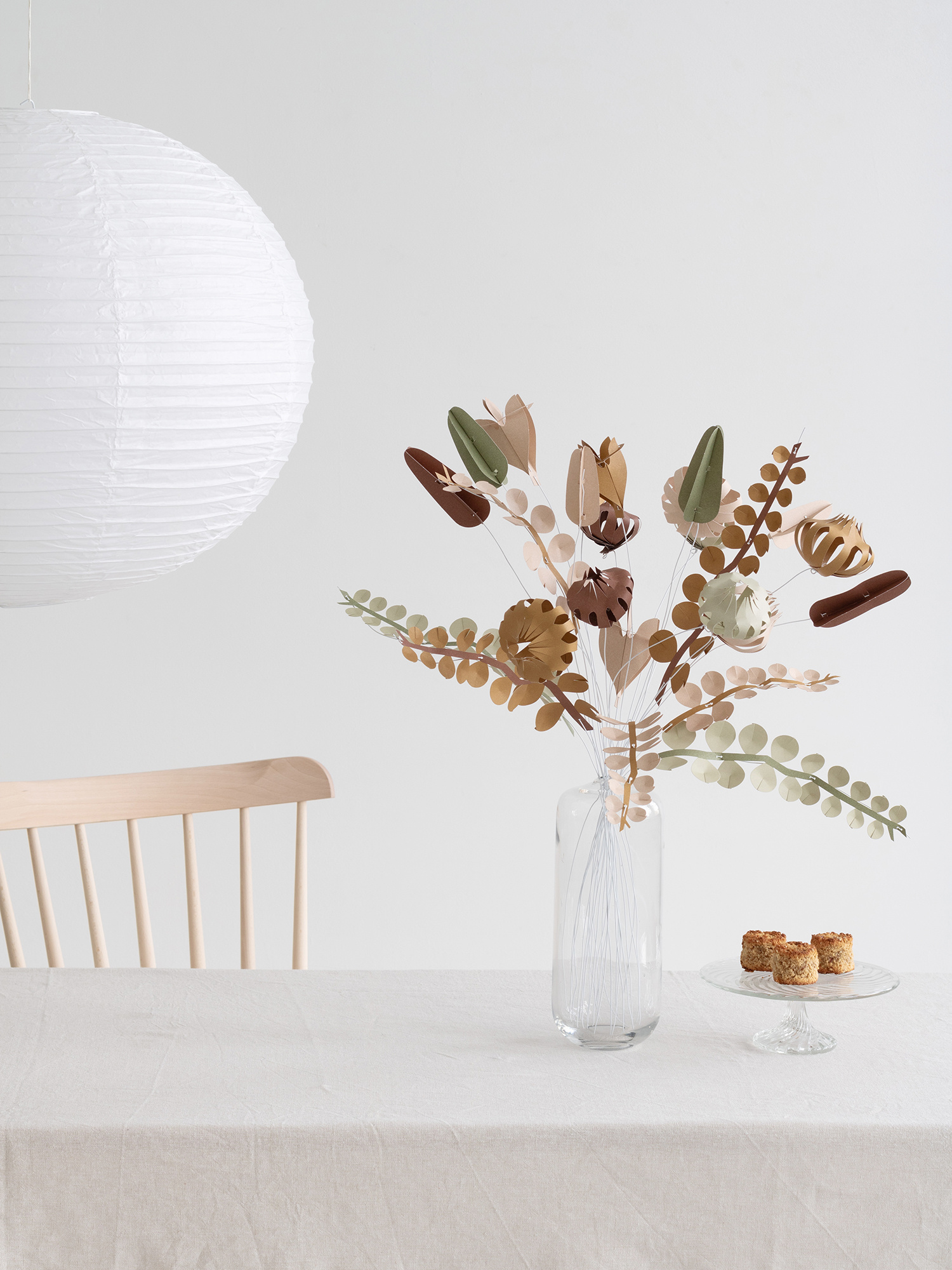 FIELD pastel large | 12 paper flowers in DIY bouquet kit