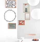 twig leaves - black | DIY set met 57 zwarte papieren blaadjes en hobbydraad